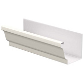 Желоб водост Металлпрофиль 120*86*3000 ПЭ-01 белый УЦЕНКА (фото)