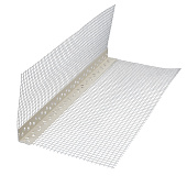 Профиль угловой ПВХ с армирующей сеткой Kolotek 2,5 м, 10х15 см, 50 шт/уп, (рукав) пог.м. (фото)