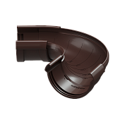 DOCKE LUX Угловой элемент регулируемый 60˚-160˚ шоколад (фото)