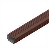 Труба водосточная 76*102*3000 (ПЛ-02-8017-0,5) кор (фото)