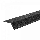ТЕХНОНИКОЛЬ Планка карнизная с гранулятом, серый, шт. (75*50*5мм), Длина 1,25 м (фото)