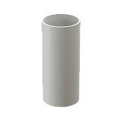 DOCKE LUX Труба водосточная (Пломбир) D100мм, 1м (фото)