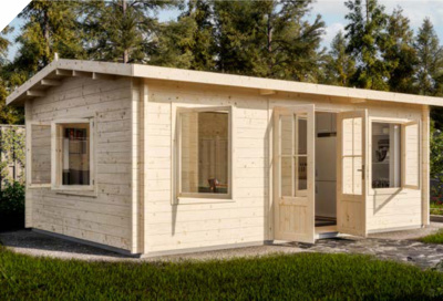 Садовый дом 21 Соло (Стандарт) – брус 44 мм (фото)