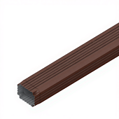 Труба водосточная 76*102*3000 (ПЭ-01-8017-0,5) кор (фото)