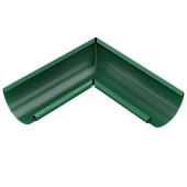 Угол желоба внутренний МП т-зеленый (фото)