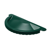 Заглушка желоба D125 (ПЛД-02-6005 Зеленый мох-0.6) (фото)