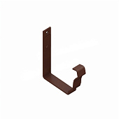 Держатель желоба Металлпрофиль 120*86 коричн (фото)